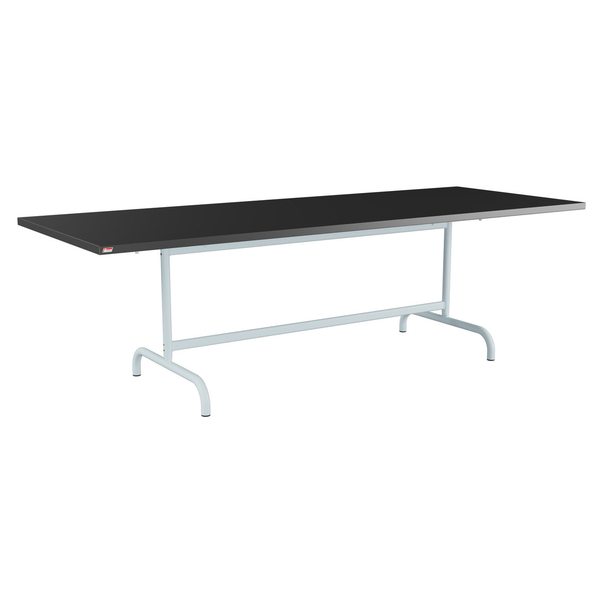 Schaffner Säntis Table repas rabattable 240x90cm – Anthracite 77 / Bleu Pastel 51