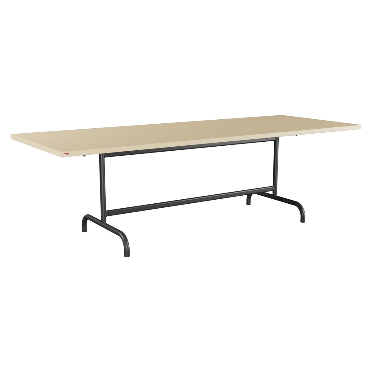 Schaffner Säntis Table repas rabattable 240x90cm – Marron Pastel 83 / Anthracite 77