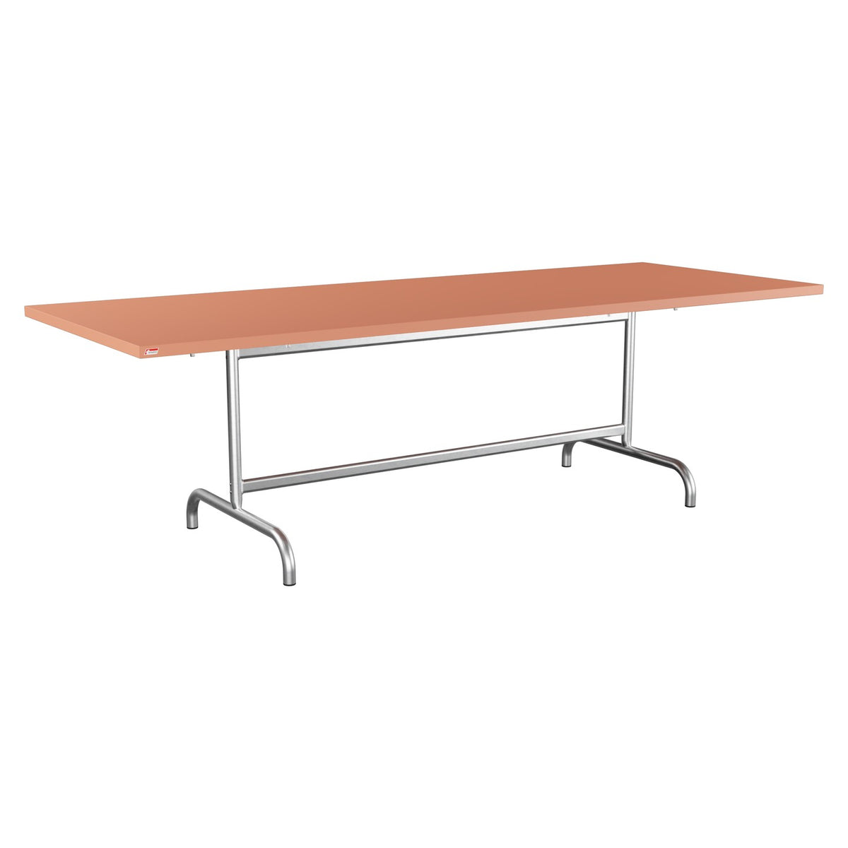 Schaffner Säntis Table repas rabattable 240x90cm – Terracotta 84 / Galvanisé à chaud 02