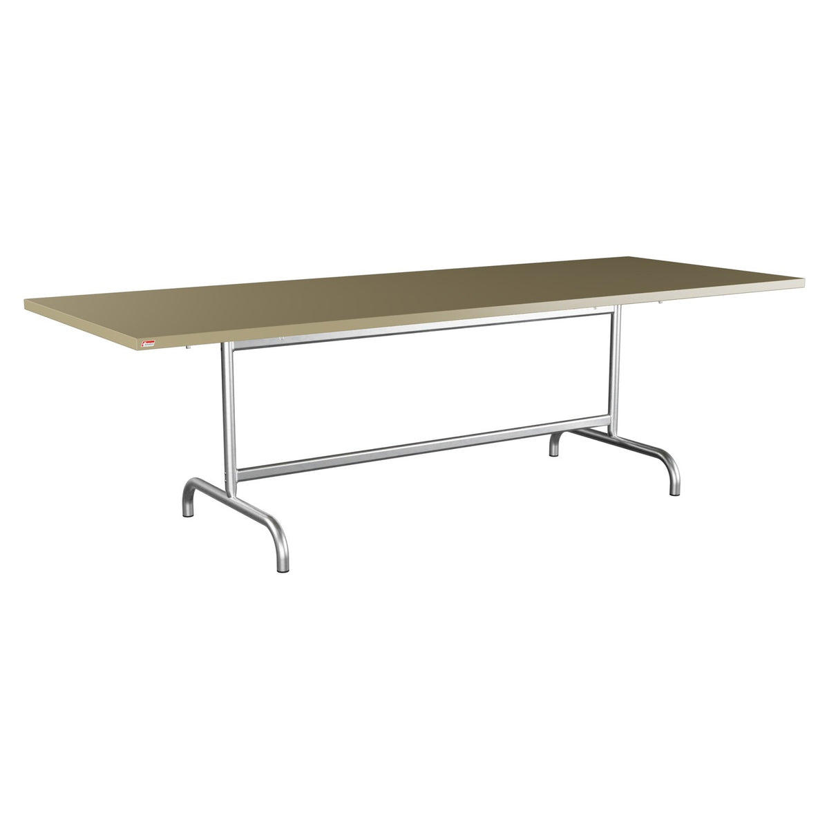 Schaffner Säntis Table repas rabattable 240x90cm – Champagne 85 / Galvanisé à chaud 02