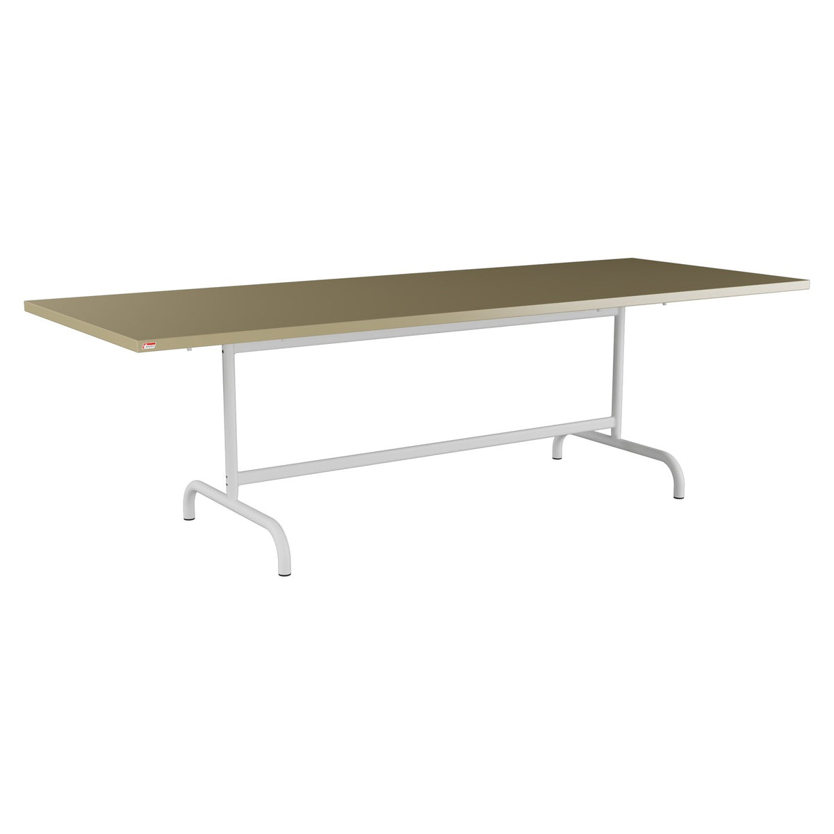 Schaffner Säntis Table repas rabattable 240x90cm – Champagne 85 / Gris Argent 78