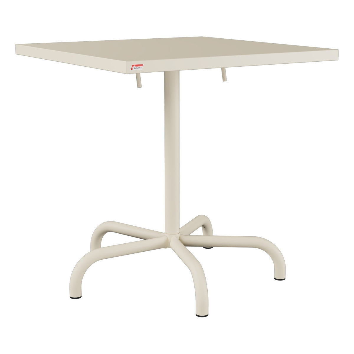 Schaffner Säntis Table repas rabattable 70x70cm – Sable Pastel 15 / Sable Pastel 15