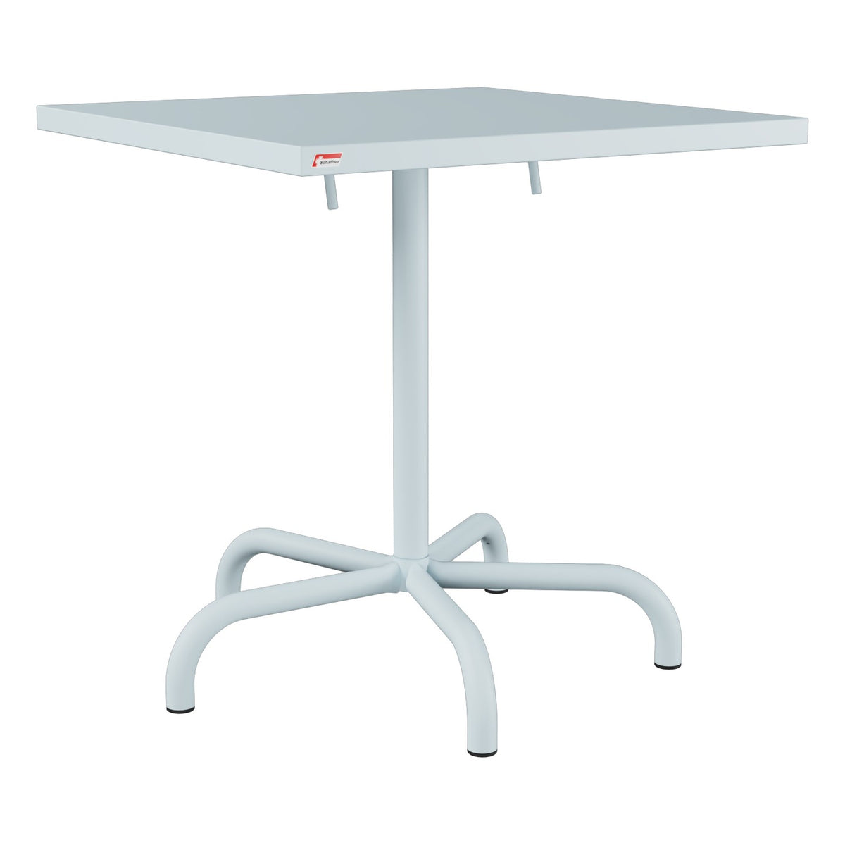 Schaffner Säntis Table repas rabattable 70x70cm – Bleu Pastel 51 / Bleu Pastel 51