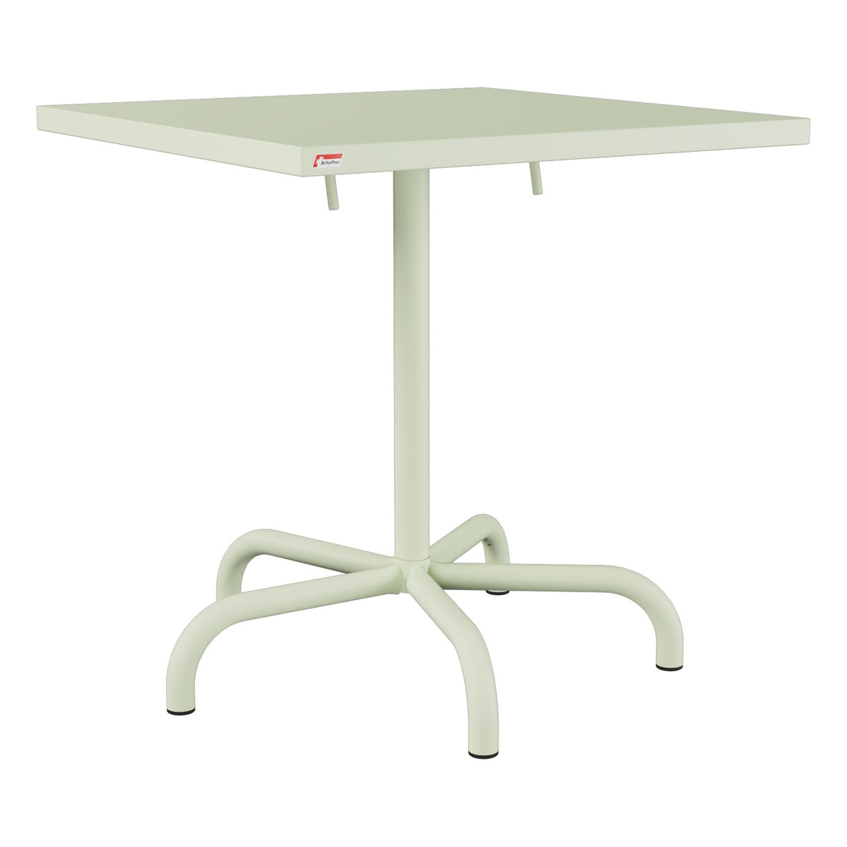 Schaffner Säntis Table repas rabattable 70x70cm – Vert Pastel 64 / Vert Pastel 64