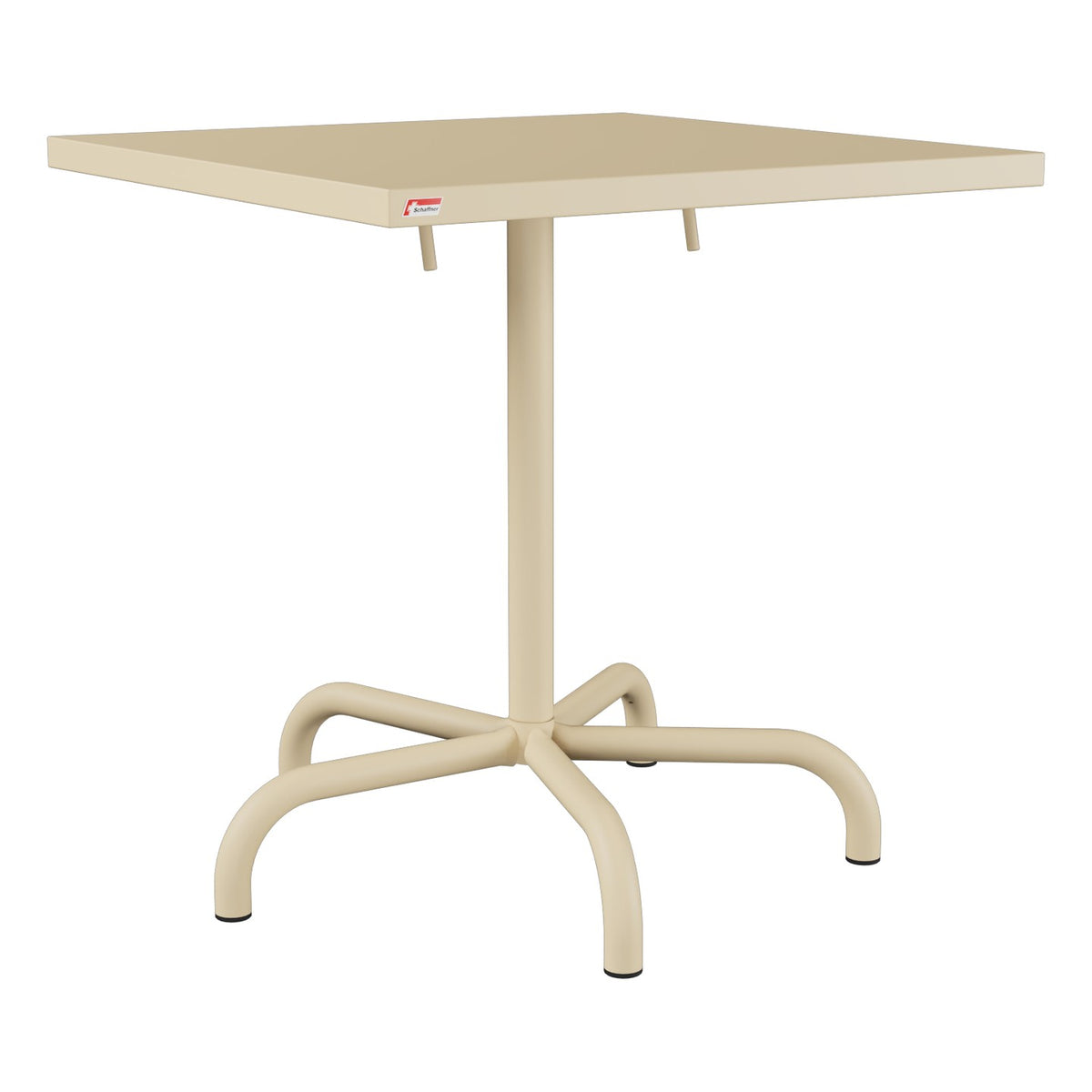 Schaffner Säntis Table repas rabattable 70x70cm – Marron Pastel 83 / Marron Pastel 83