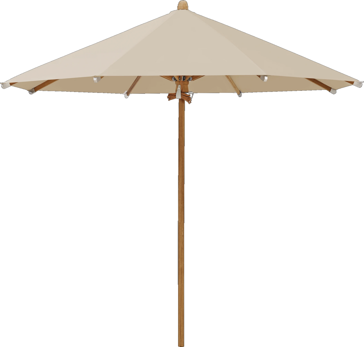Glatz Parasol TEAKWOOD rond Qualite 4 422 Cream
