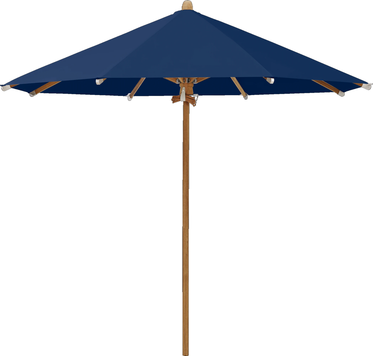 Glatz Parasol TEAKWOOD rond Cat.5 530 Atlantic