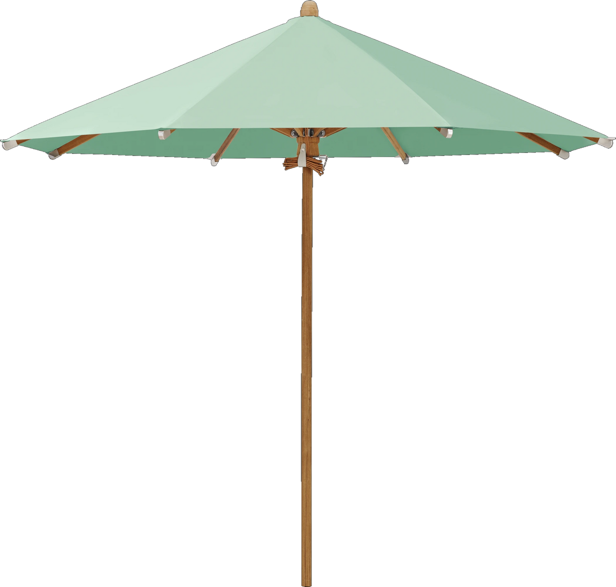 Glatz Parasol TEAKWOOD rond Cat.5 581 Jade