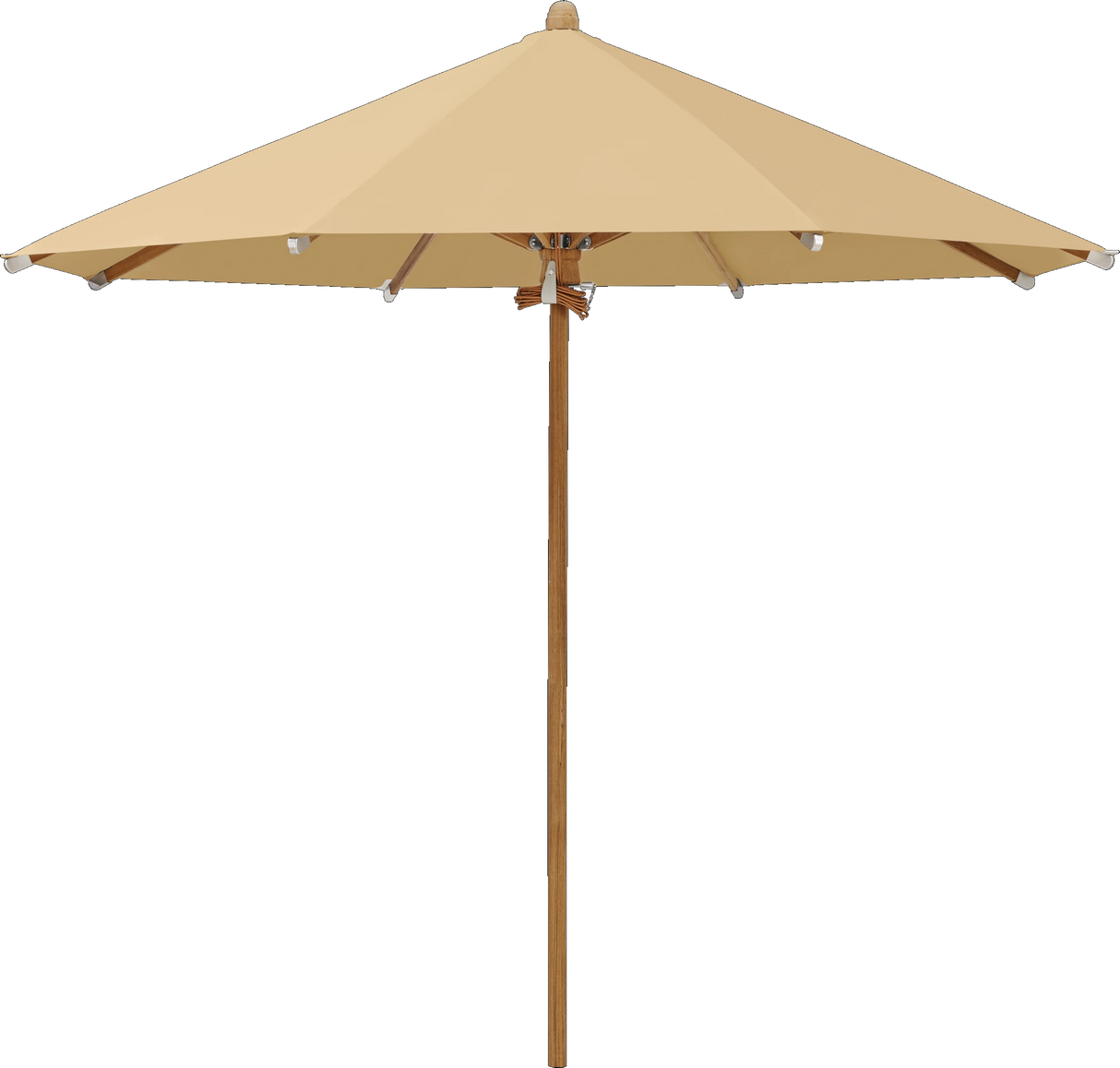 Glatz Parasol TEAKWOOD rond Cat.5 604 Cereal