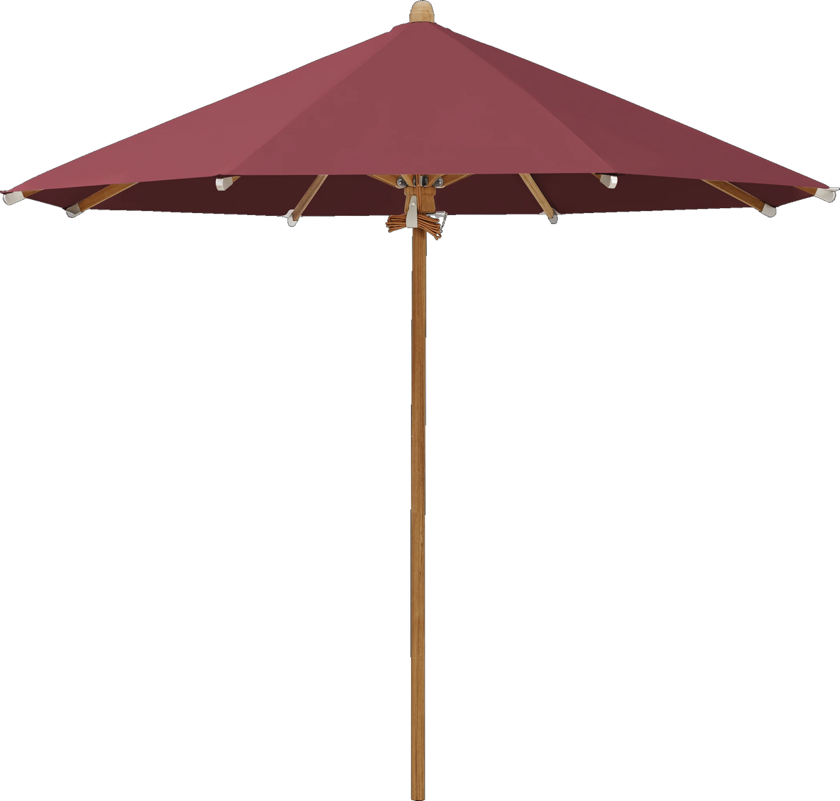 Glatz Parasol TEAKWOOD rond Cat.5 644 Merlot