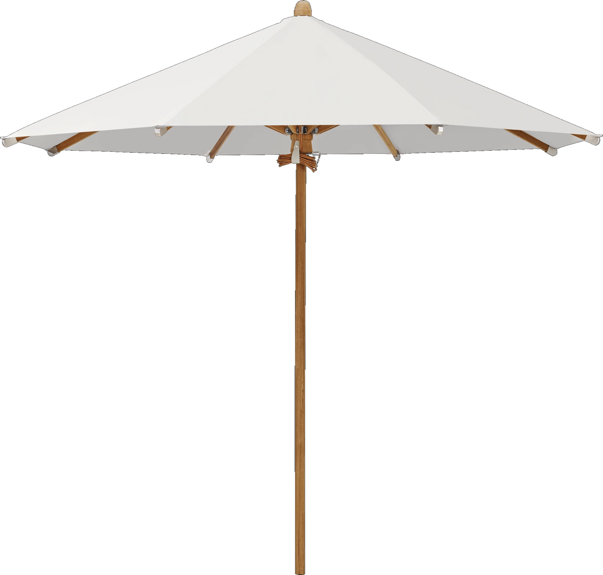 Glatz Parasol TEAKWOOD rond Cat.5 665 Chrome