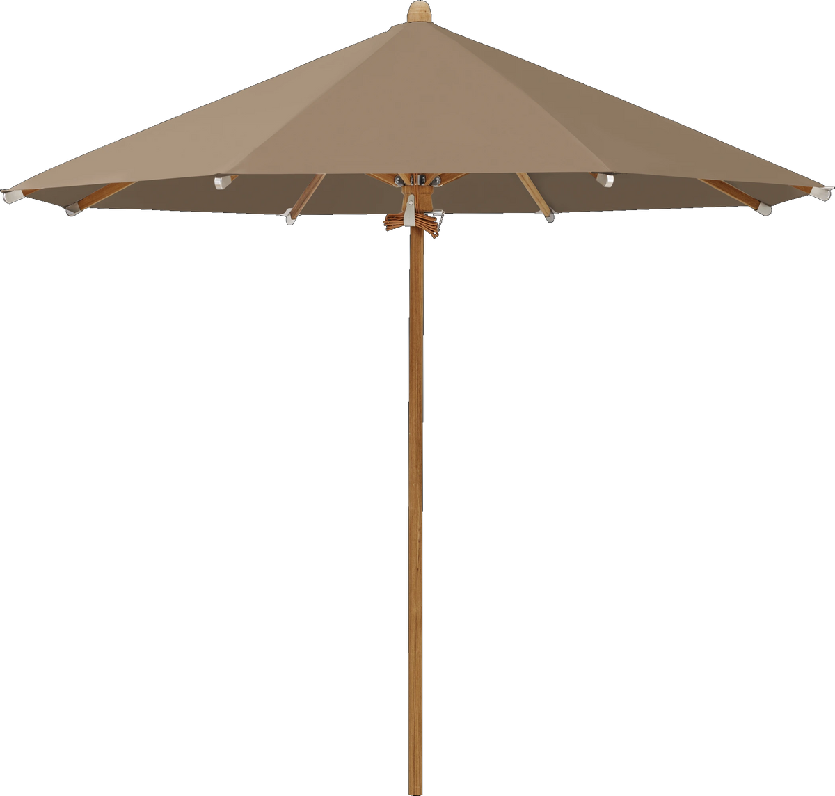 Glatz Parasol TEAKWOOD rond Cat.5 805 Walnut