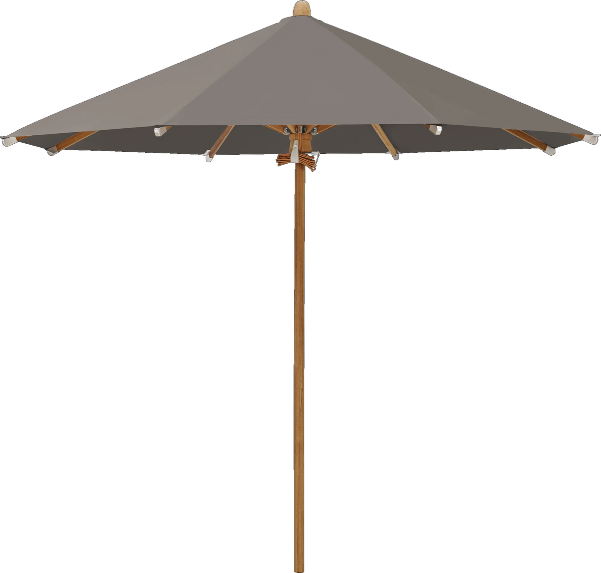 Glatz Parasol TEAKWOOD rond Cat.5 806 Forge