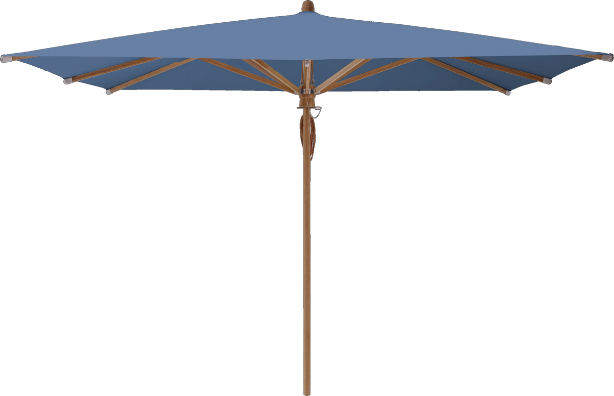 Glatz Parasol TEAKWOOD carre Qualite 4 418 Cobalt