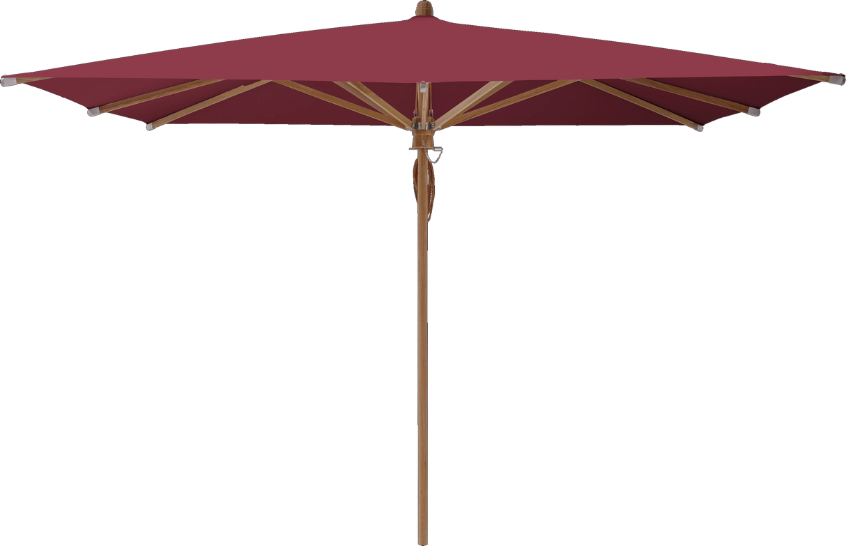 Glatz Parasol TEAKWOOD carre Qualite 4 436 Wine