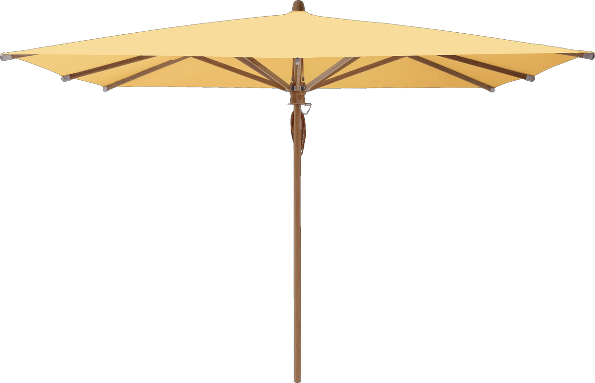 Glatz Parasol TEAKWOOD carre Qualite 4 438 Straw