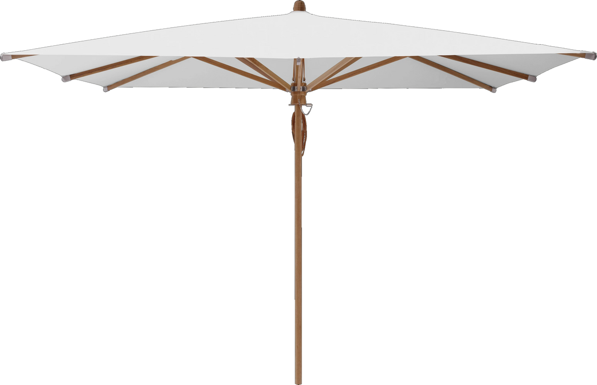Glatz Parasol TEAKWOOD carre Cat.5 500 Plaster
