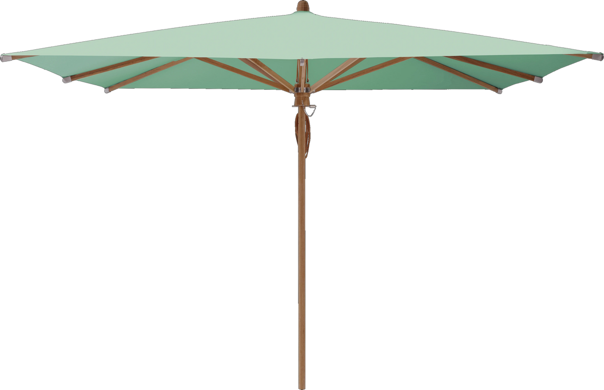 Glatz Parasol TEAKWOOD carre Cat.5 581 Jade