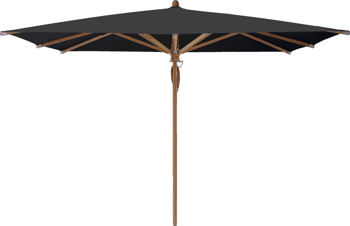 Glatz Parasol TEAKWOOD carre Cat.5 615 Black