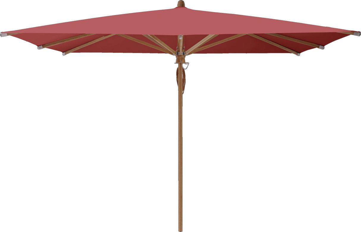 Glatz Parasol TEAKWOOD carre Cat.5 637 Cherry