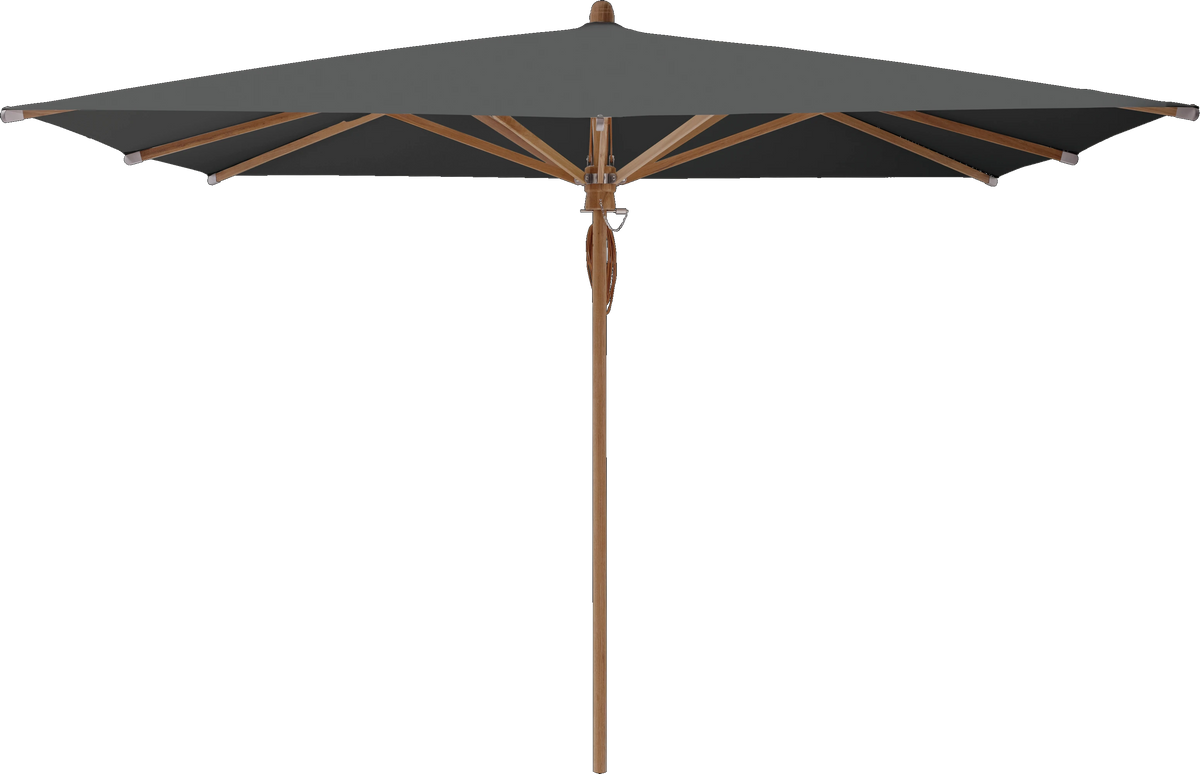 Glatz Parasol TEAKWOOD carre Cat.5 669 Carbone