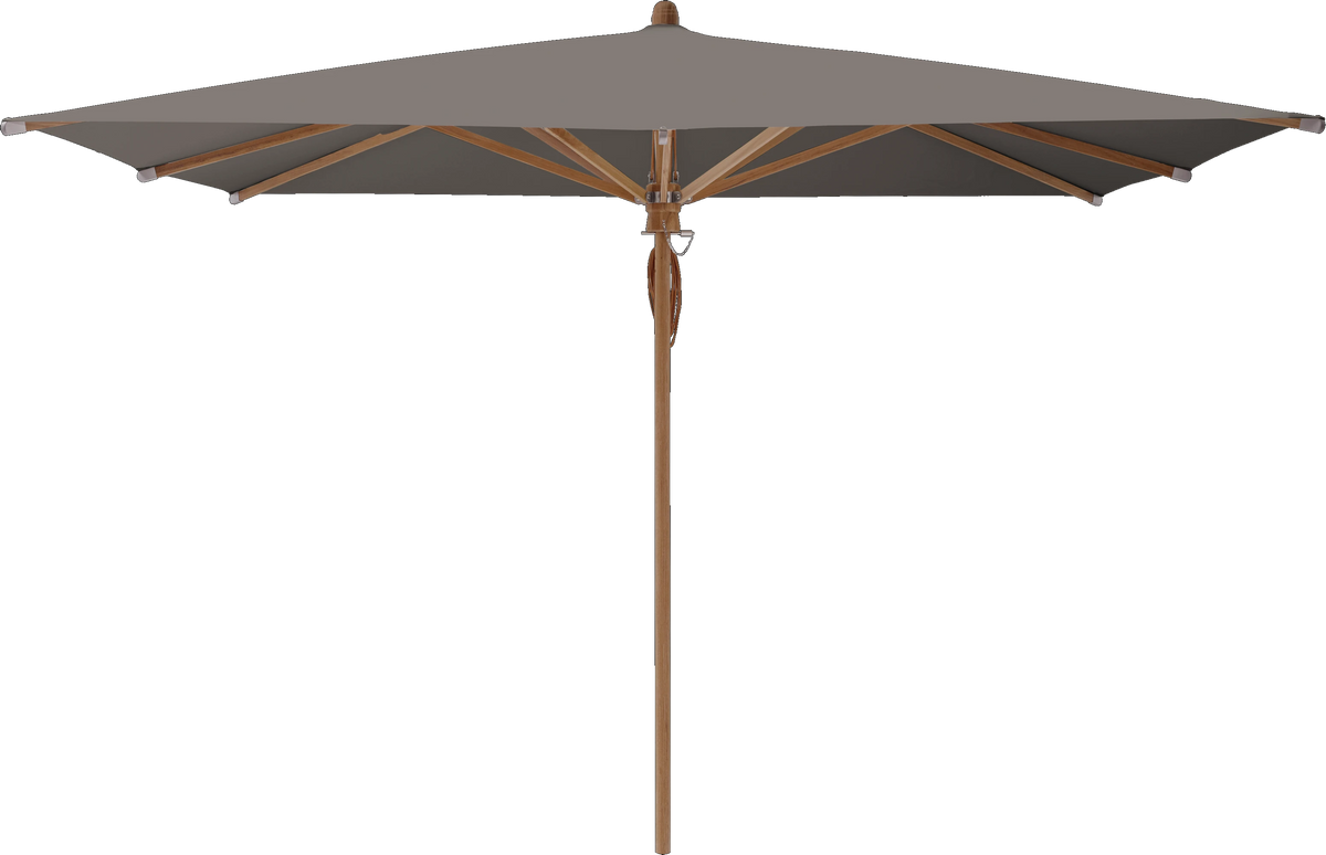 Glatz Parasol TEAKWOOD carre Cat.5 806 Forge