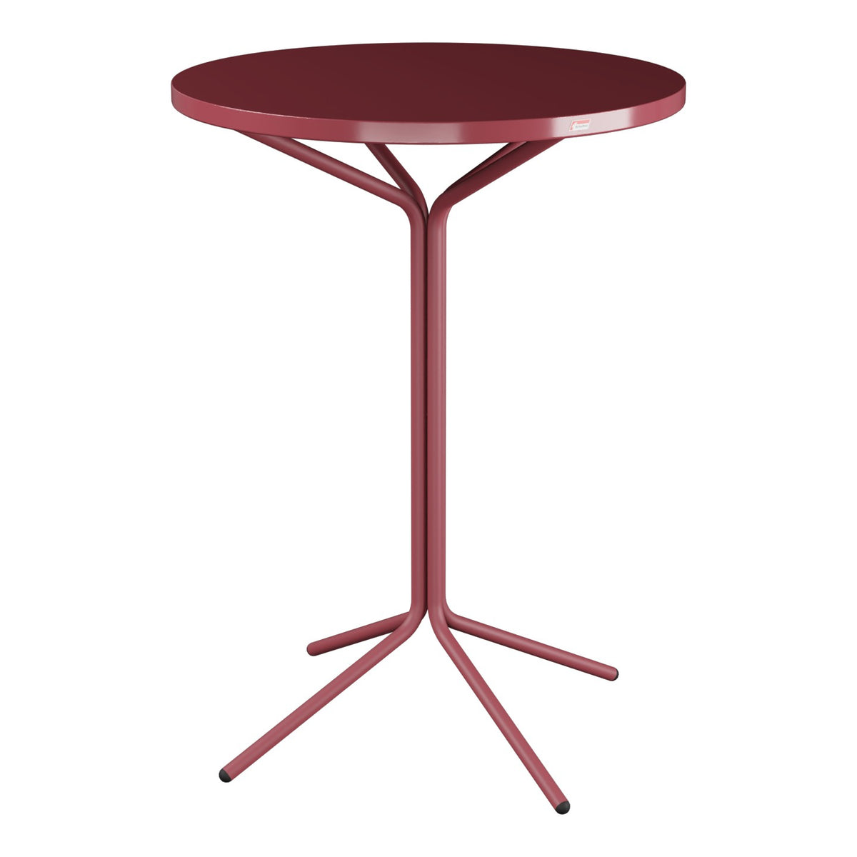 Schaffner PIX Table haute bistrot Ø80cm H:110cm – Bordeaux 38 / Bordeaux 38