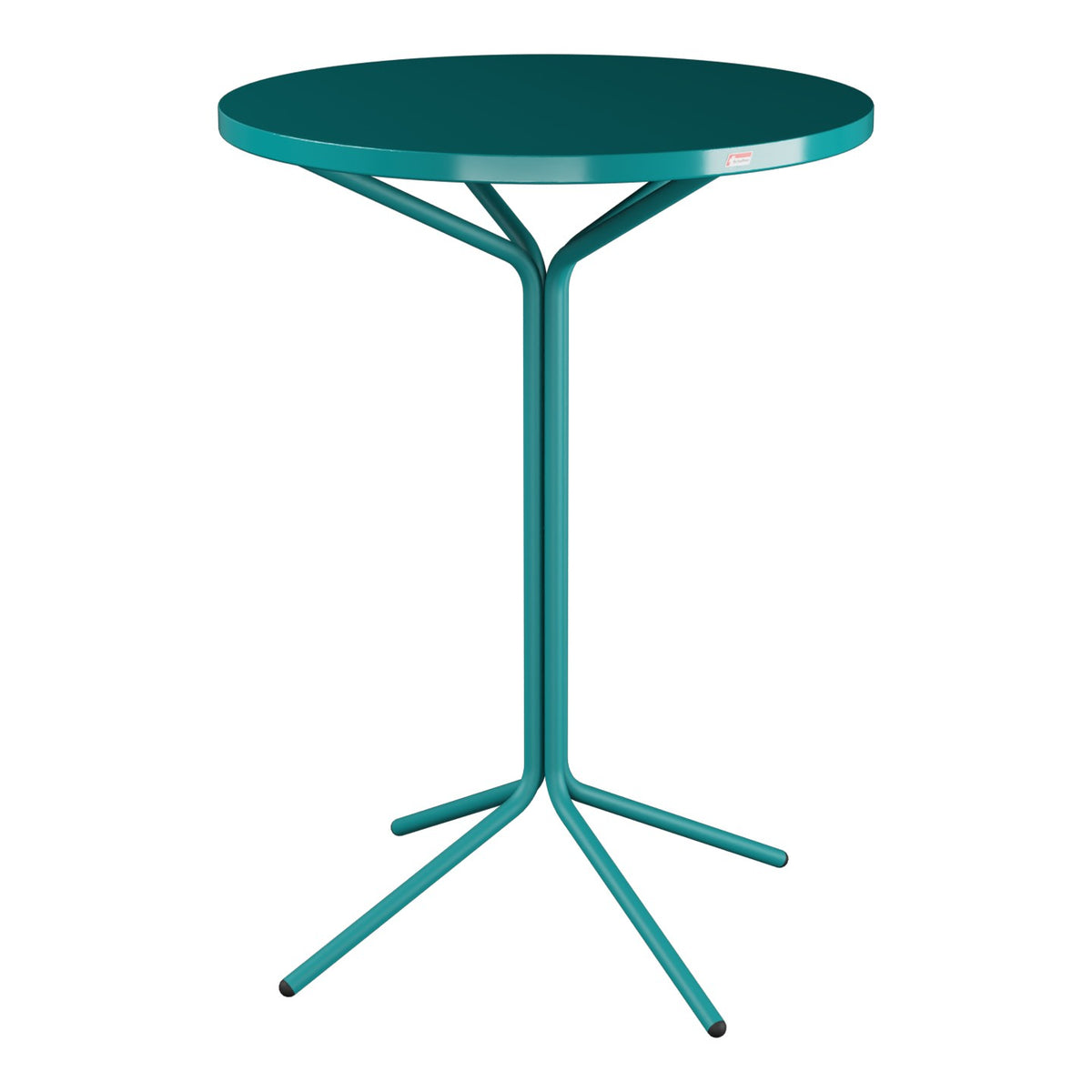 Schaffner PIX Table haute bistrot Ø80cm H:110cm – Bleu Kali 56 / Bleu Kali 56