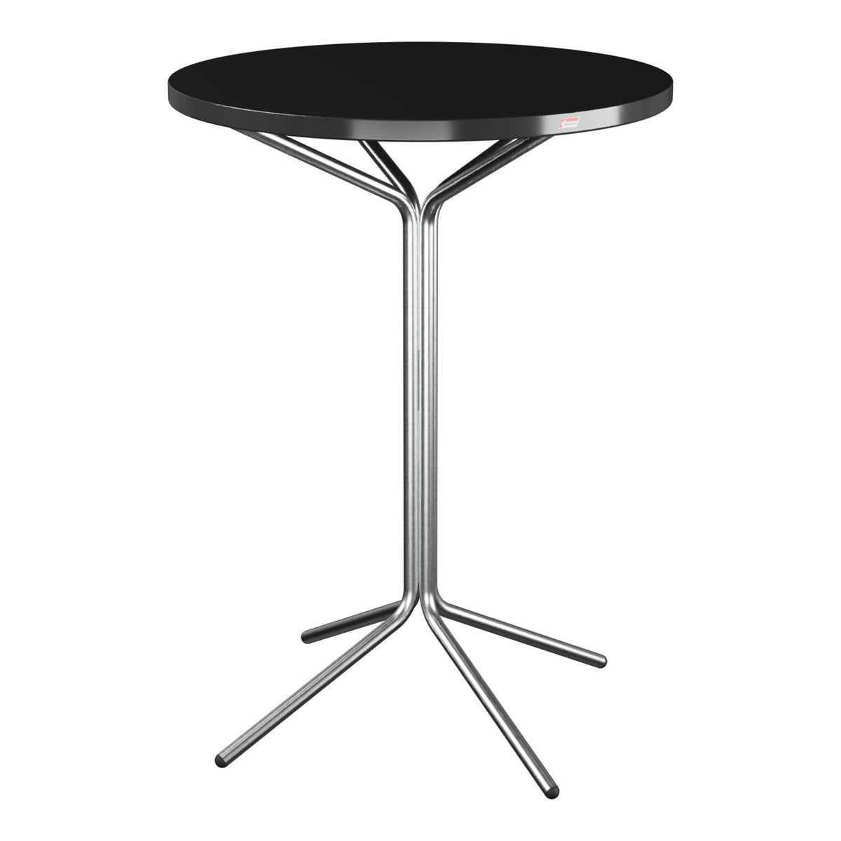 Schaffner PIX Table haute bistrot Ø80cm H:110cm – Anthracite 77 / Galvanisé à chaud 02