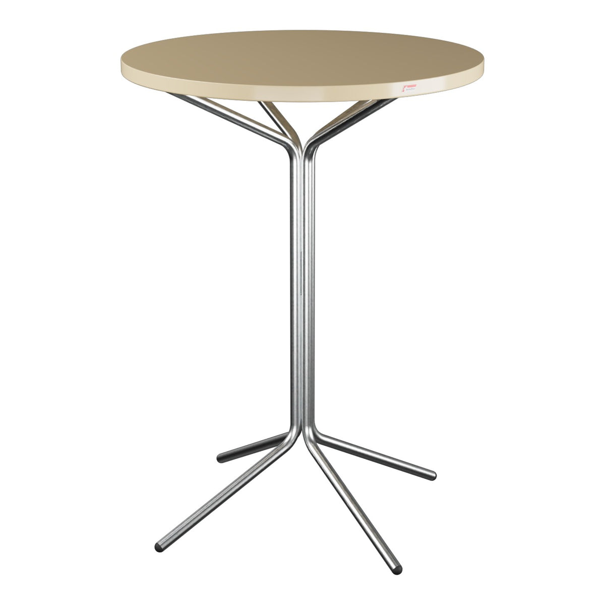 Schaffner PIX Table haute bistrot Ø80cm H:110cm – Marron Pastel 83 / Galvanisé à chaud 02