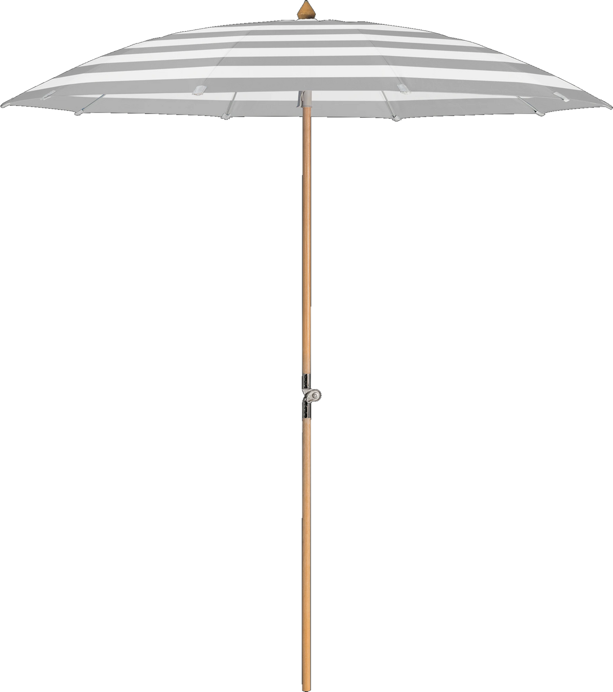 Glatz Parasol ALEXO rond Cat.5 555 Grey Stripe