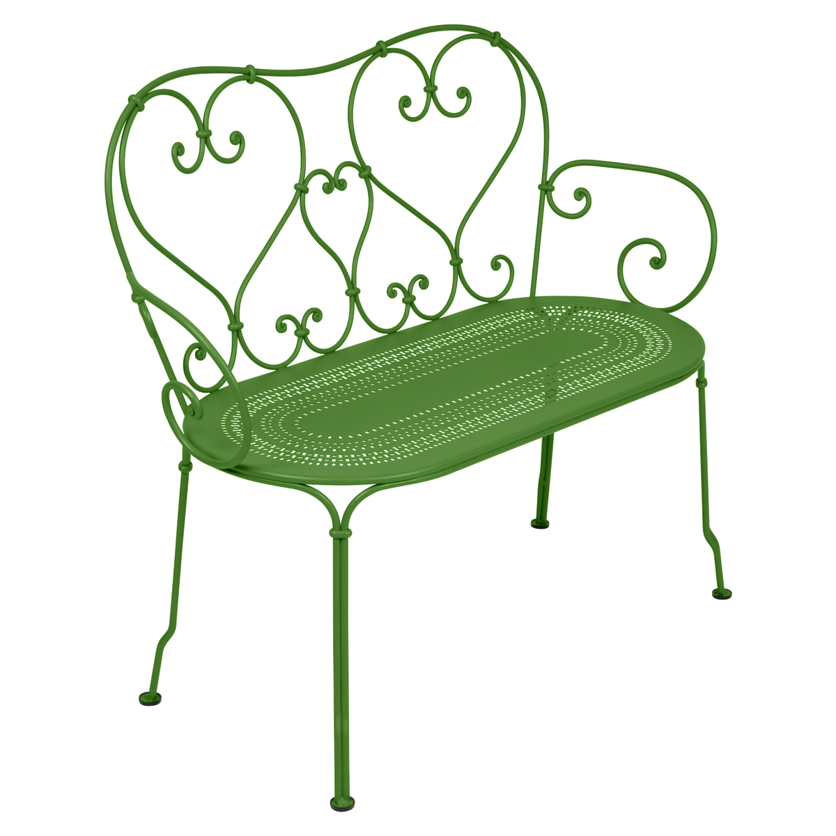 Fermob 1900 Banquette banc Vert croquant G7