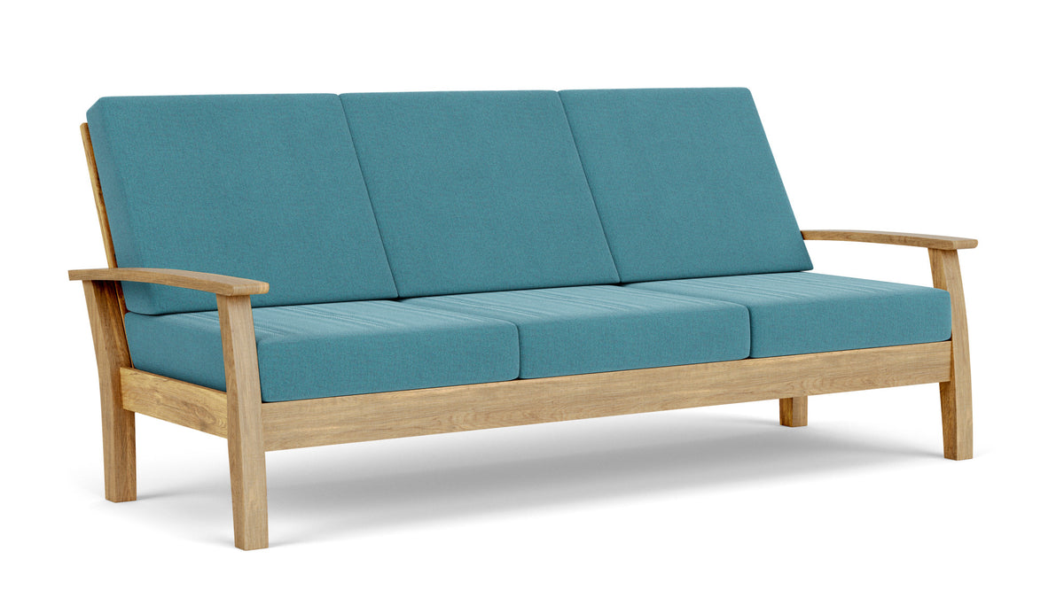 Barlow Tyrie Haven Canapé 3 places lounge avec coussins Adriatic Blue 3941