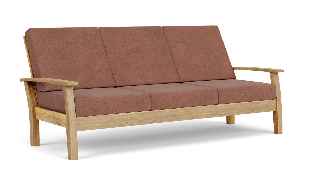 Barlow Tyrie Haven Canapé 3 places lounge avec coussins Heritage Rust 18021