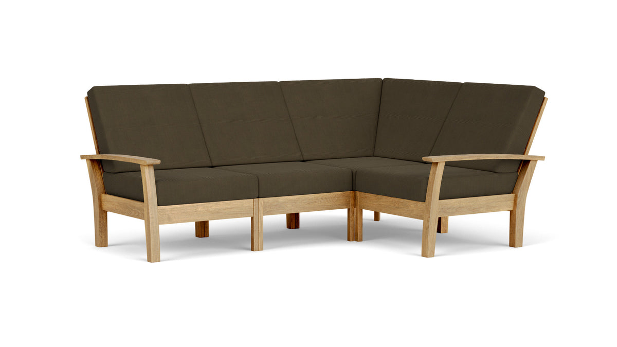 Barlow Tyrie Haven Module lounge d'angle avec coussins Charcoal 3705
