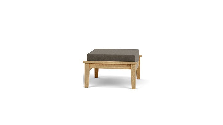 Barlow Tyrie Haven Hocker Pouf Ottoman mit Kissen