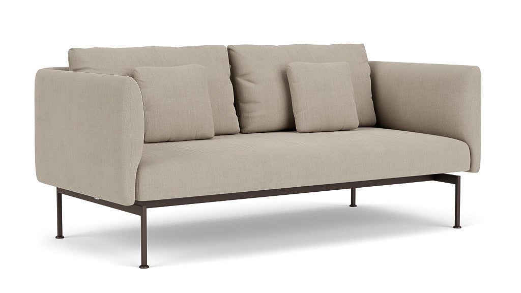 Barlow Tyrie Layout Deep Seating Double Seat - High Arms - Double seat and back with High Arms - with cushions