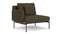 Barlow Tyrie Layout Deep Seating Single Seat - One Arm - avec coussins