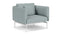 Barlow Tyrie Layout Deep Seating Single Seat - High Arms - Single seat and back with High Arms - avec coussins