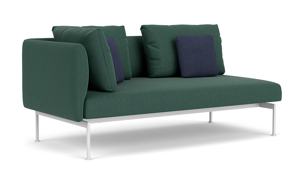 Barlow Tyrie Layout Deep Seating Double Corner Seat - avec coussins