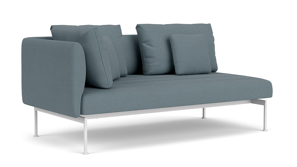 Barlow Tyrie Layout Deep Seating Double Corner Seat - avec coussins