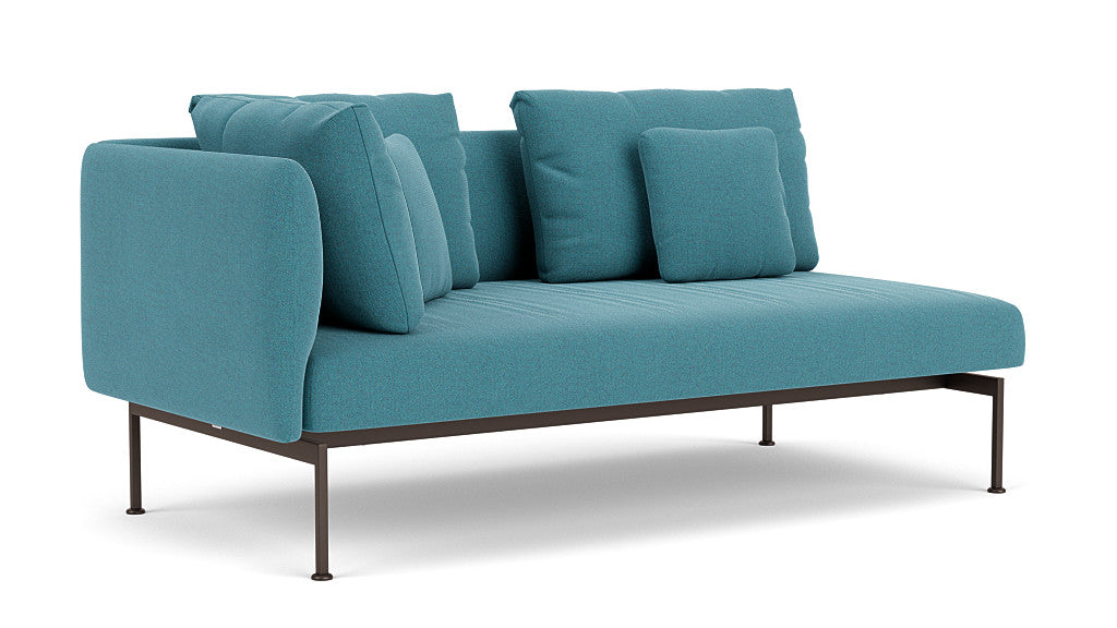 Barlow Tyrie Layout Deep Seating Double Corner Seat - avec coussins