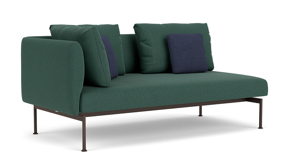 Barlow Tyrie Layout Deep Seating Double Corner Seat - avec coussins