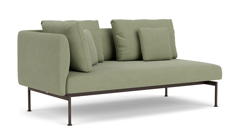 Barlow Tyrie Layout Deep Seating Double Corner Seat - avec coussins