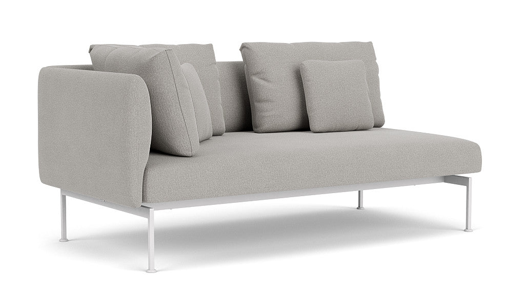 Barlow Tyrie Layout Deep Seating Double Corner Seat - avec coussins