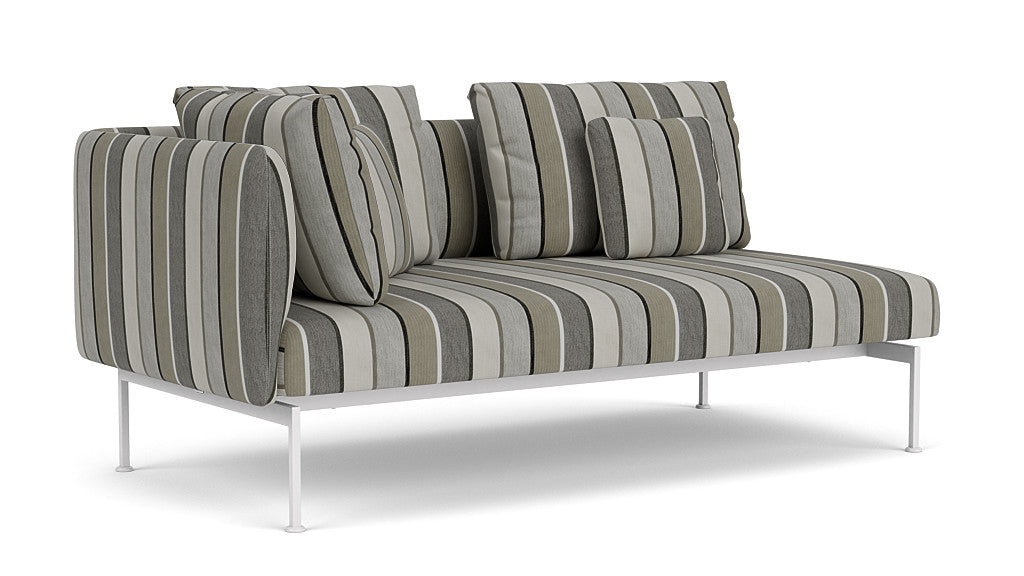 Barlow Tyrie Layout Deep Seating Double Corner Seat - avec coussins