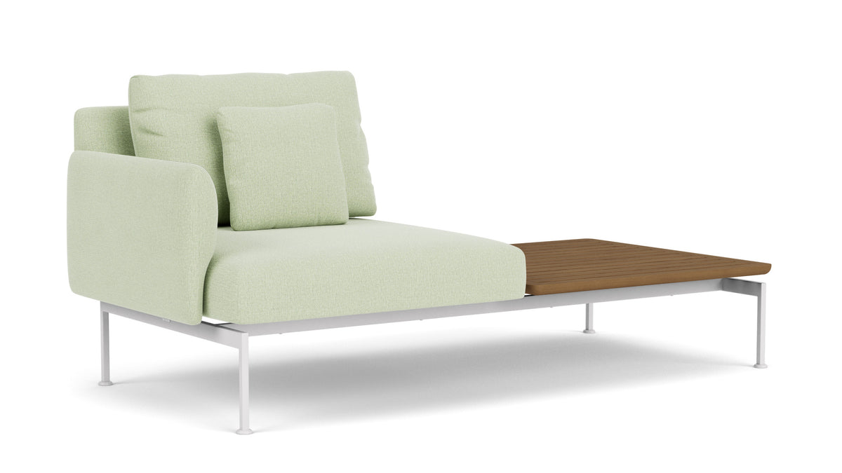 Barlow Tyrie Layout Deep Seating Solo Set - avec coussins Armature Arctic White Mint 3967