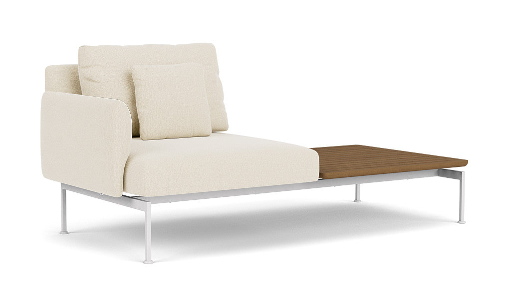 Barlow Tyrie Layout Deep Seating Solo Set - avec coussins Armature Arctic White Canvas 5453