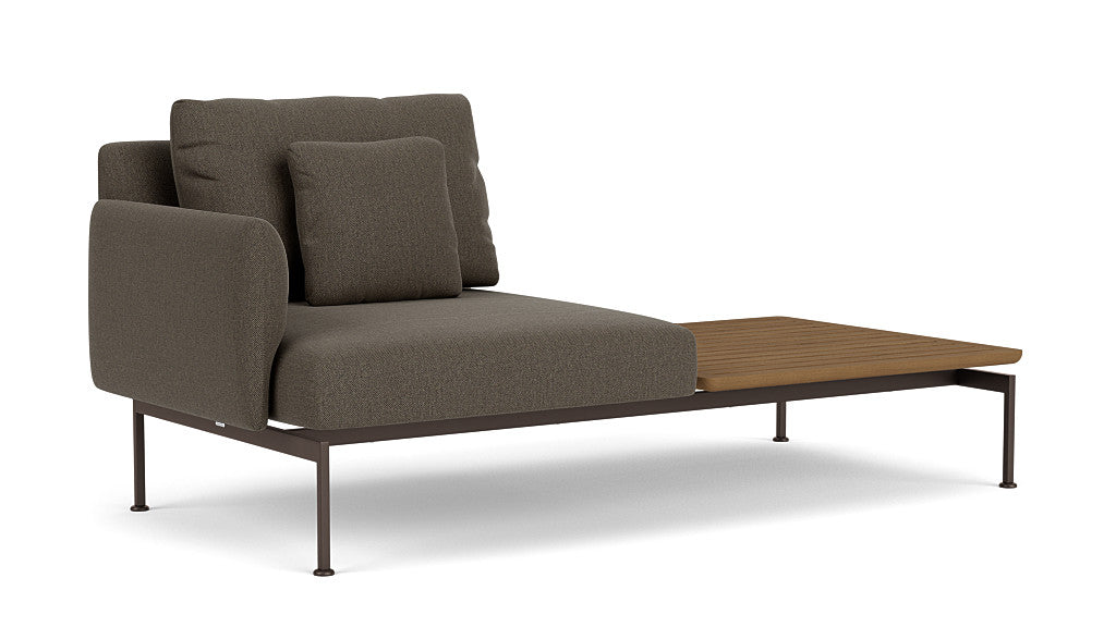 Barlow Tyrie Layout Deep Seating Solo Set - avec coussins Armature Forge Grey Dark Taupe 10059