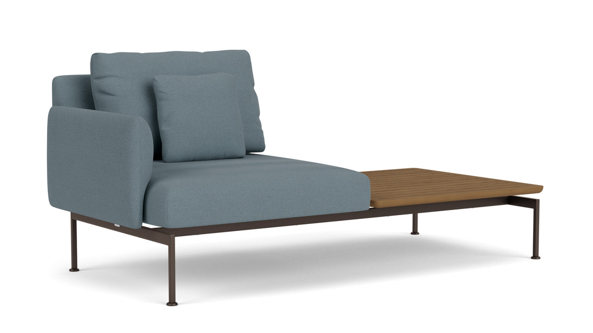 Barlow Tyrie Layout Deep Seating Solo Set - avec coussins Armature Forge Grey Carbon Sky 10064
